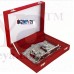 OkaeYa Silver Finish Laxmi Ganesh God Idol Oxidized Silver Finish With Beautiful Velvet Box